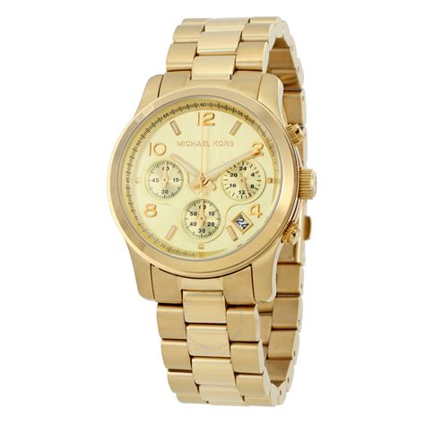 michael kors 5055 gold watch|Michael Kors watches ladies gold.